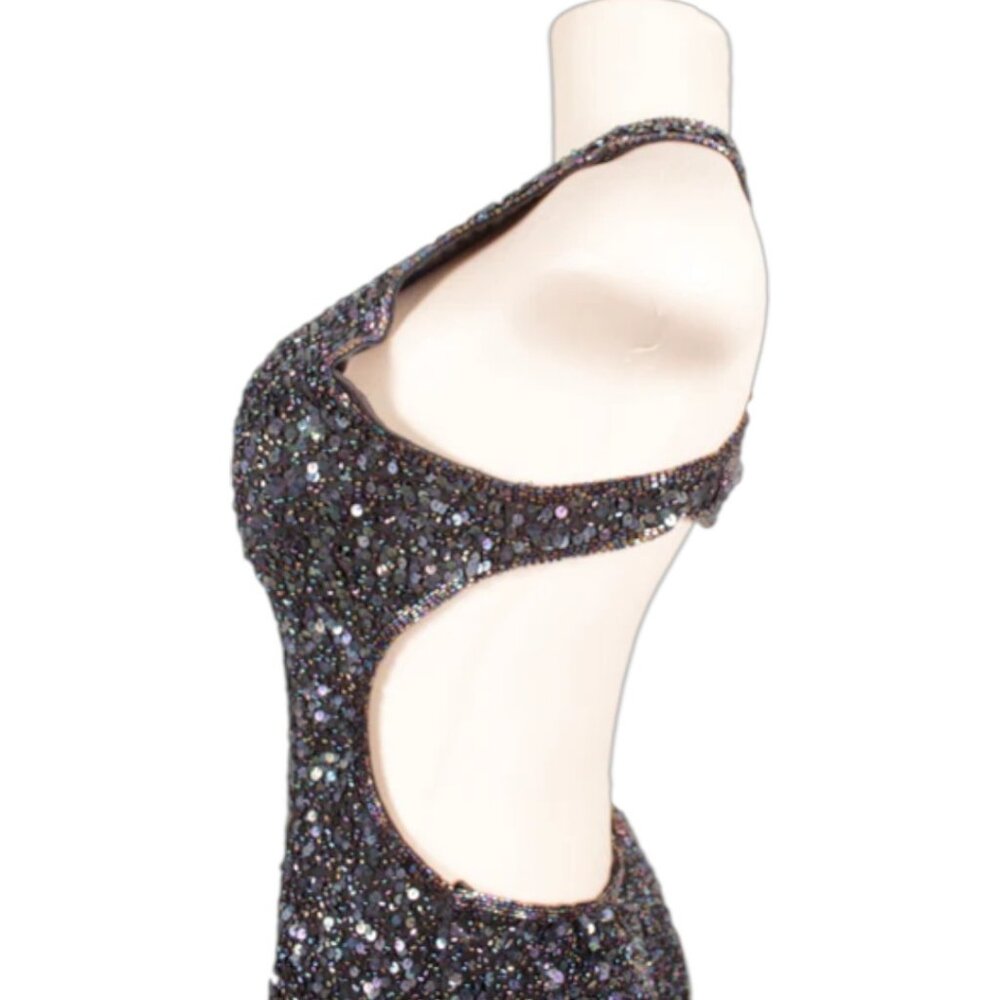 Scala Multicolor Sequin Gown - image 5